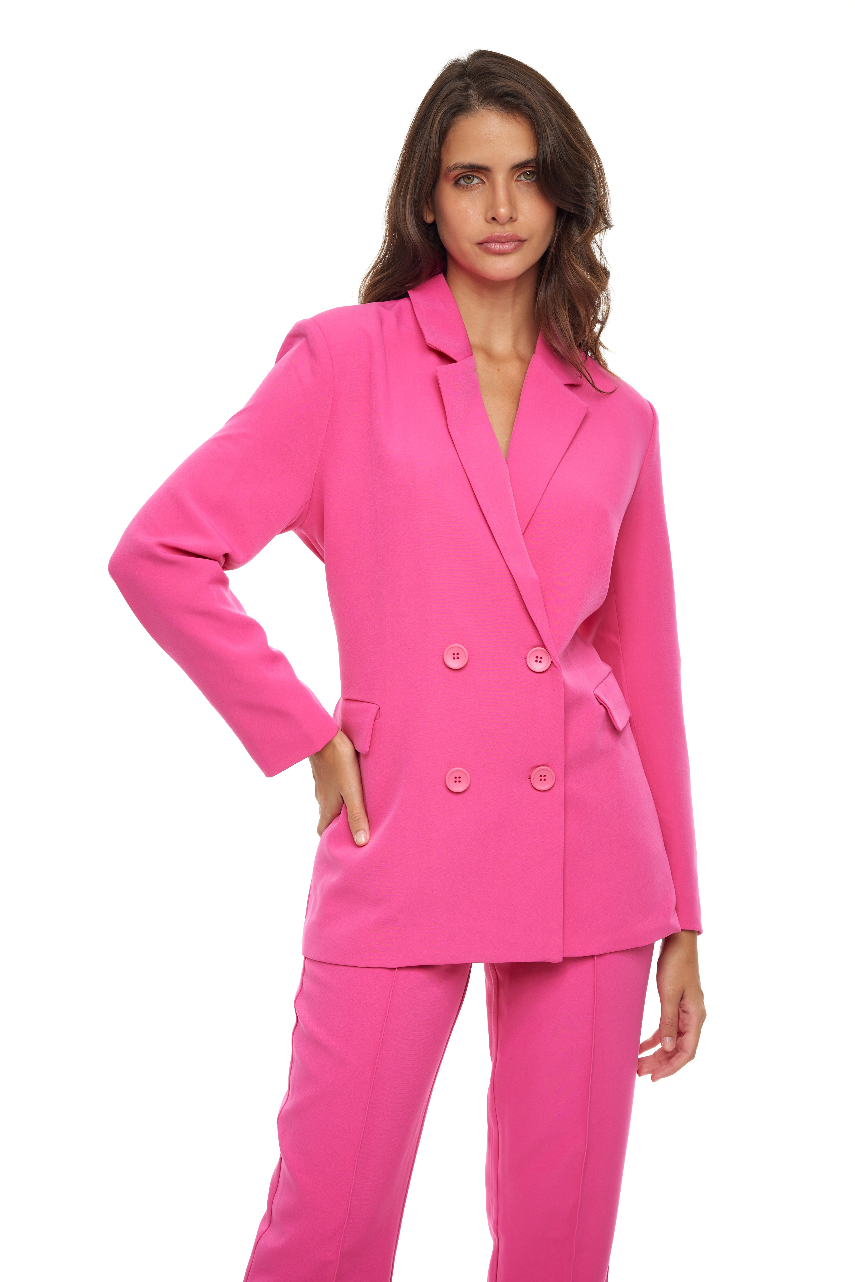 Hot Pink Suit Set La Forte Studio Hot Pink Suit Set La Forte Studio