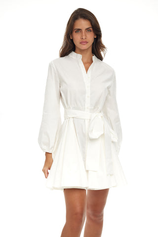 Sweet As Pie White Shirt Dress